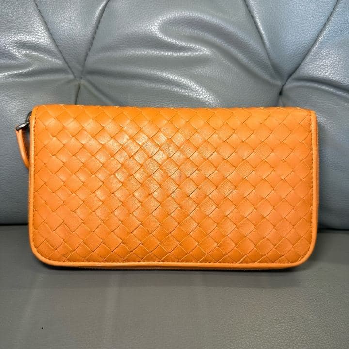 Bottega Veneta Wallet, Orange, condition grade A