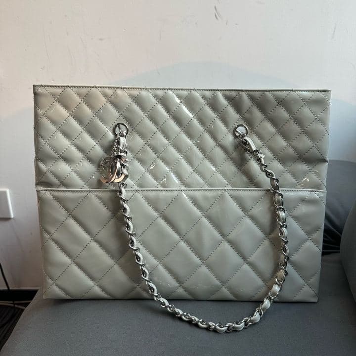 Chanel Large Tote, White, condition grade A