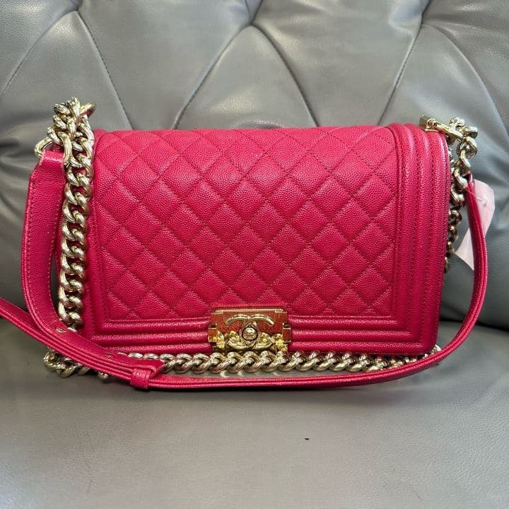 Chanel Boy Bag, Pink, condition grade A
