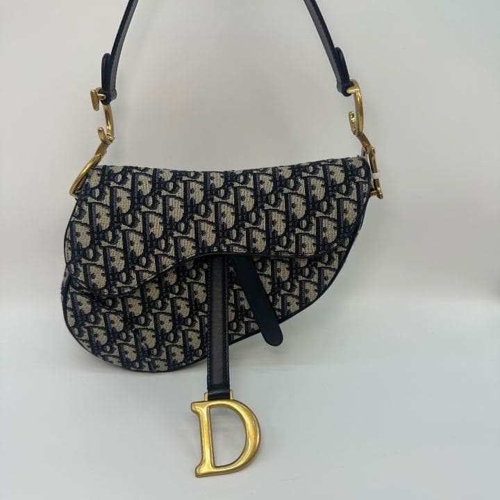 Dior Saddle Bag, Blue, condition grade A