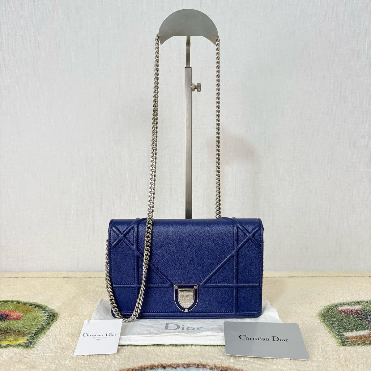 Dior Diorama Small, Blue, condition grade A