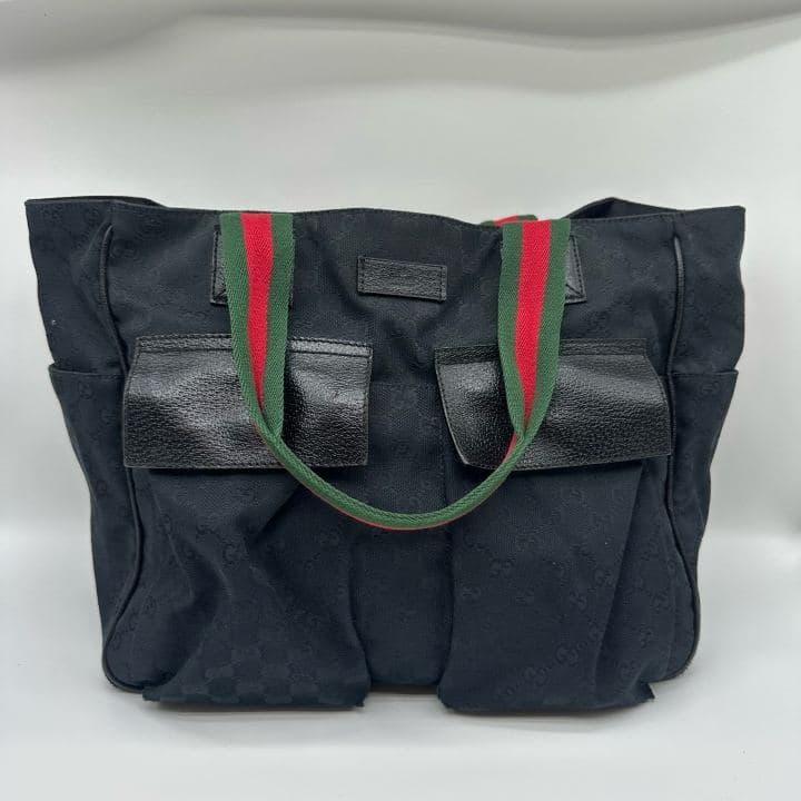 Gucci GG Canvas Tote, Black, condition grade A