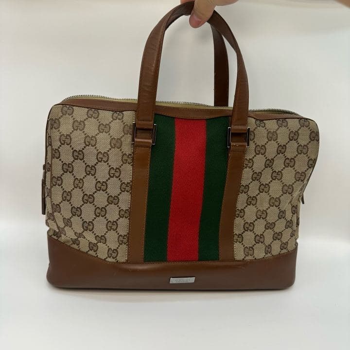 Gucci GG Canvas Briefcase, , condition grade A