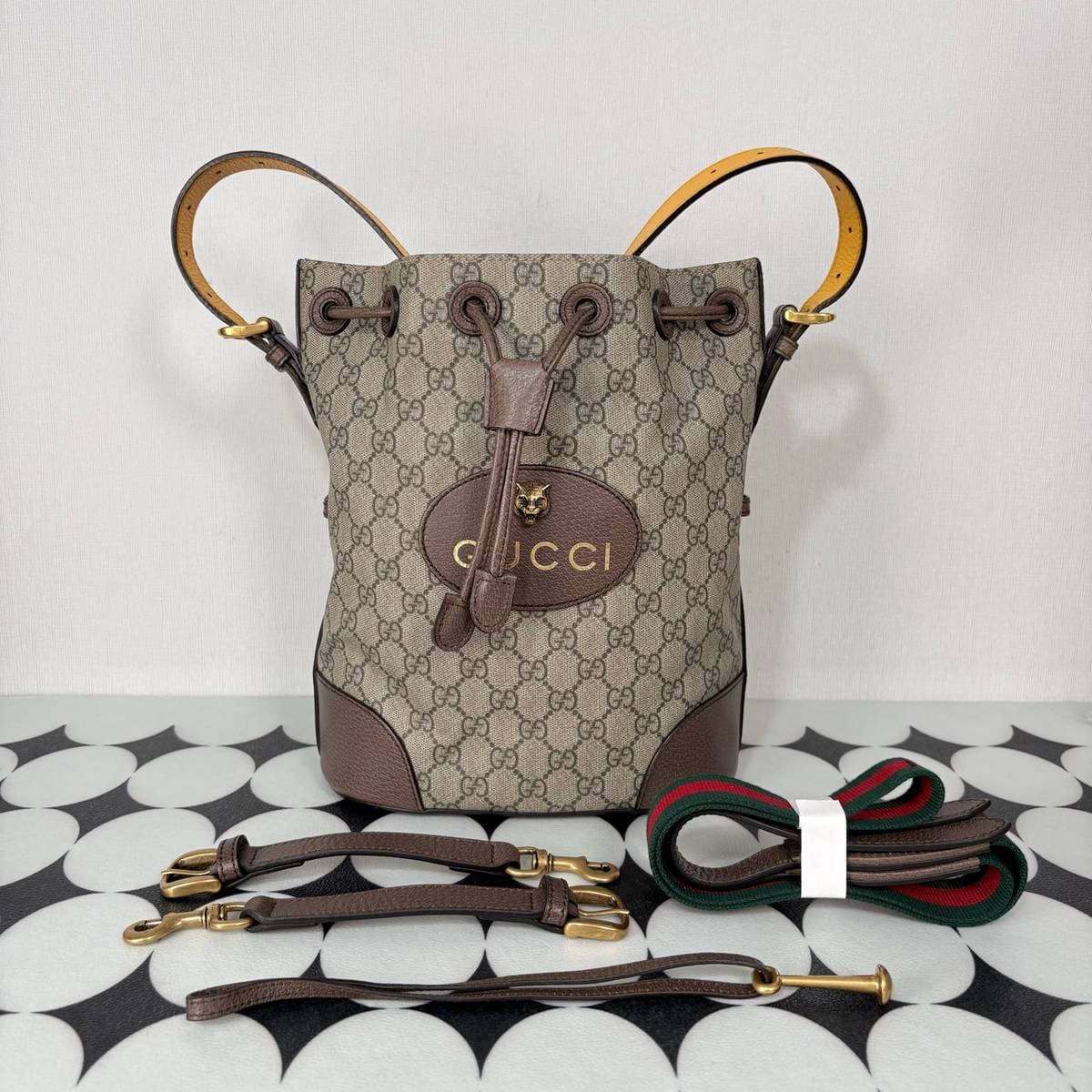 Gucci Tiger Bucket Backpack, , condition grade A