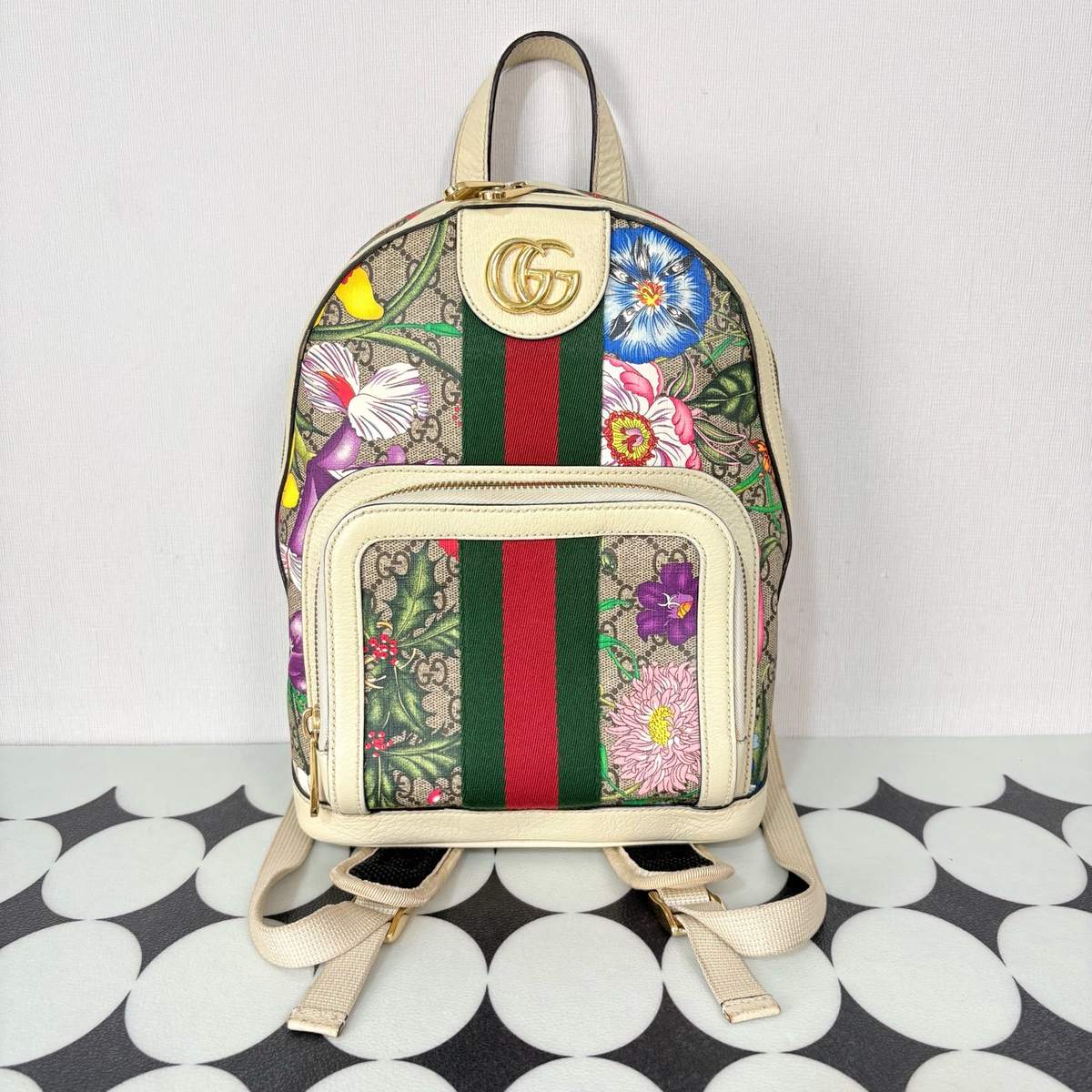 Gucci GG Blooms Backpack, , condition grade A