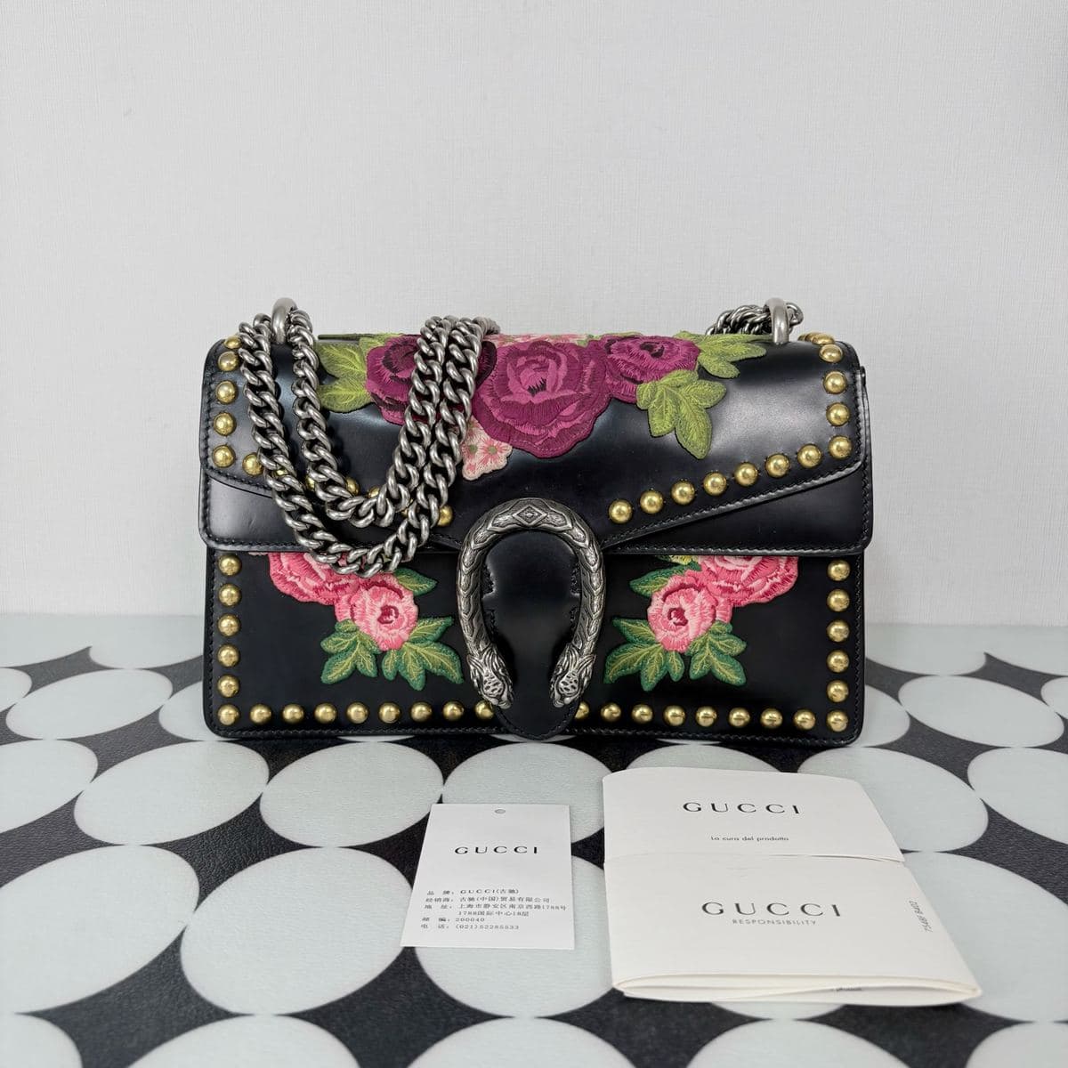 Gucci Dionysus Medium (embroidered flowers), , condition grade A