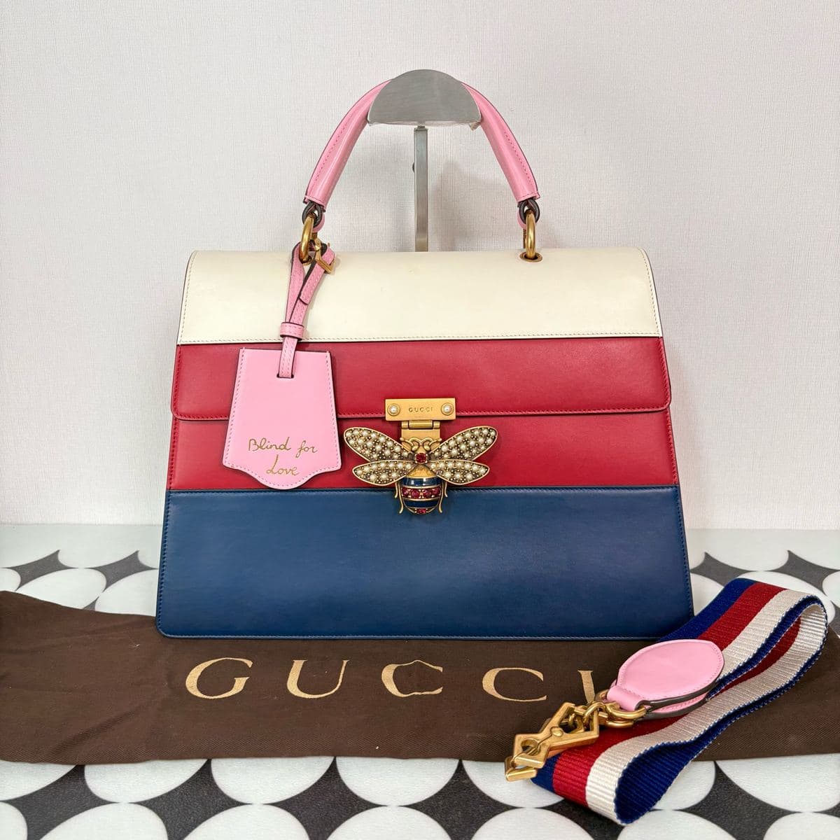 Gucci Queen Margaret Large Top Handle Bag, , condition grade A