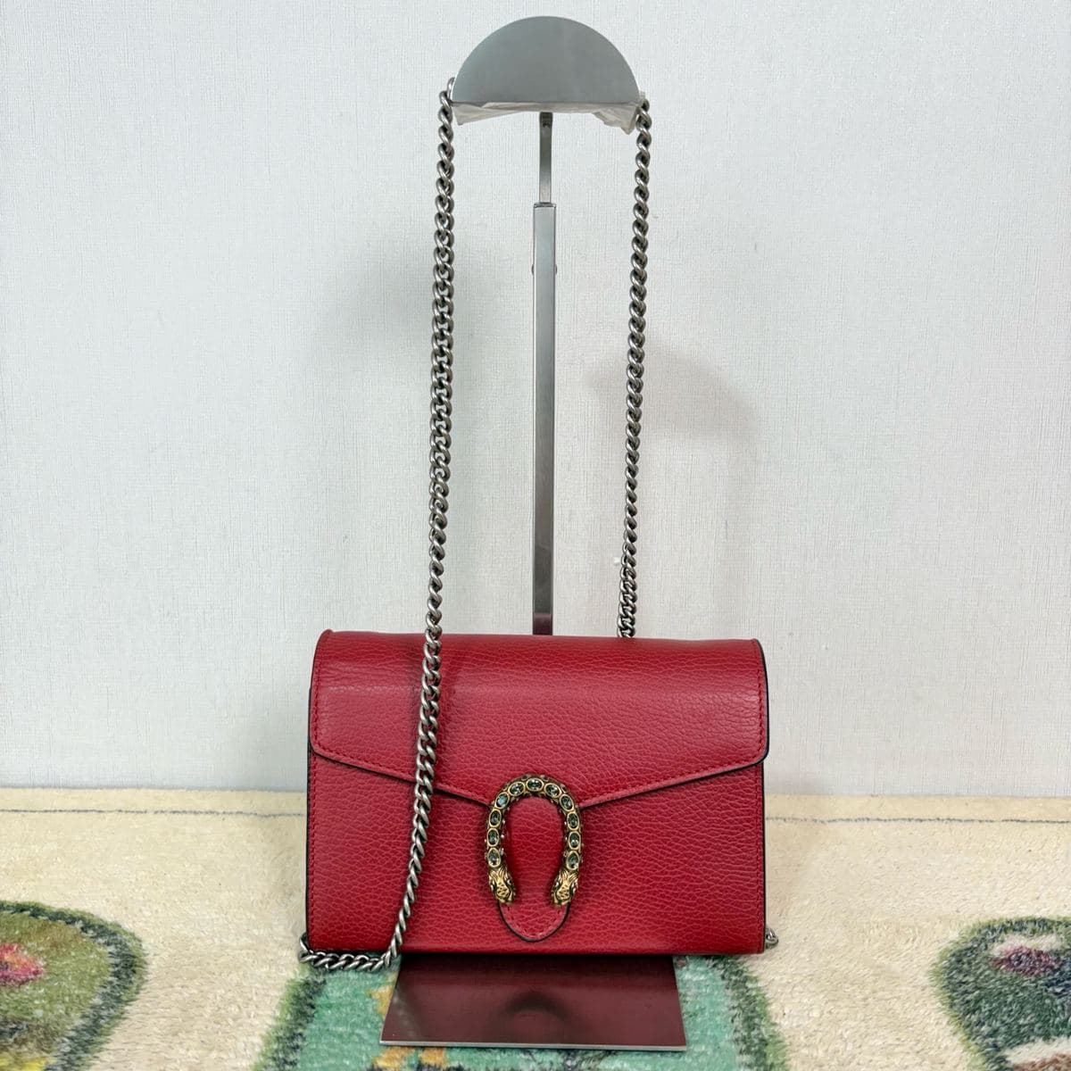 Gucci Dionysus Wallet on Chain, Red, condition grade A