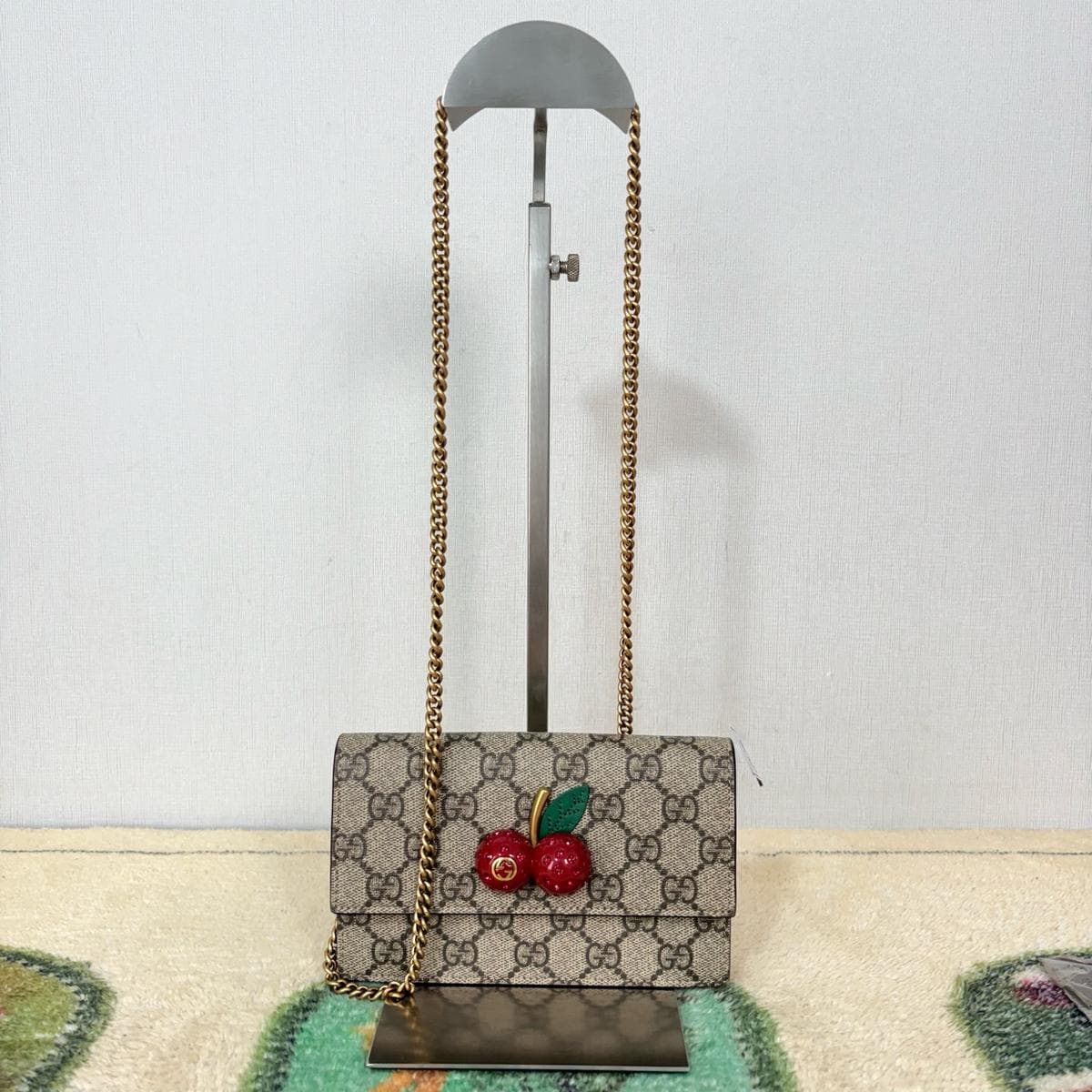 Gucci Cherry Print Crossbody, , condition grade A