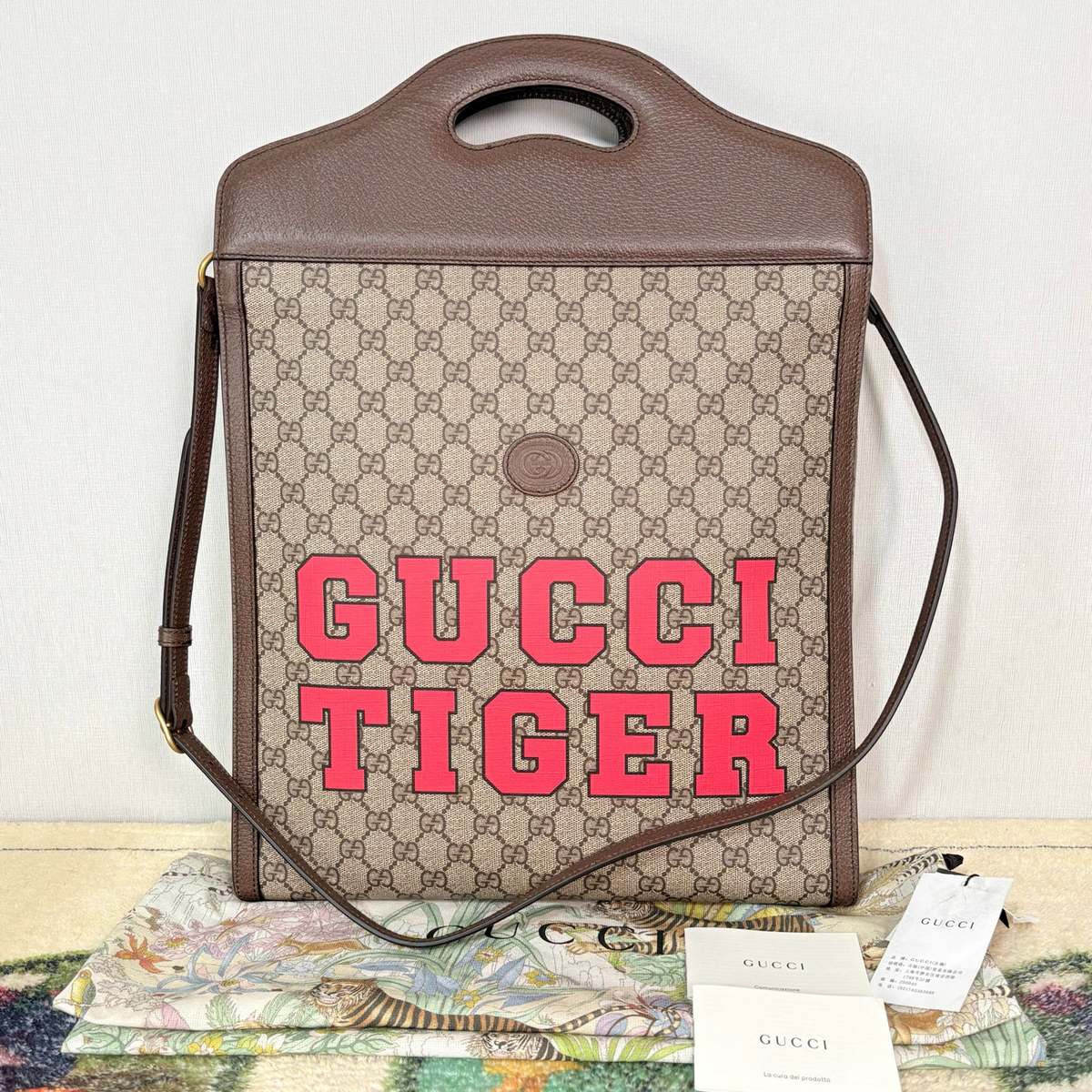 Gucci Vertical Tote (Year of the Tiger), , condition grade A