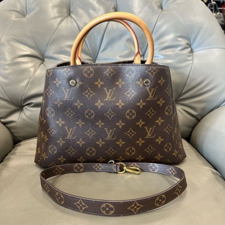Louis Vuitton Montaigne, Brown, condition grade A