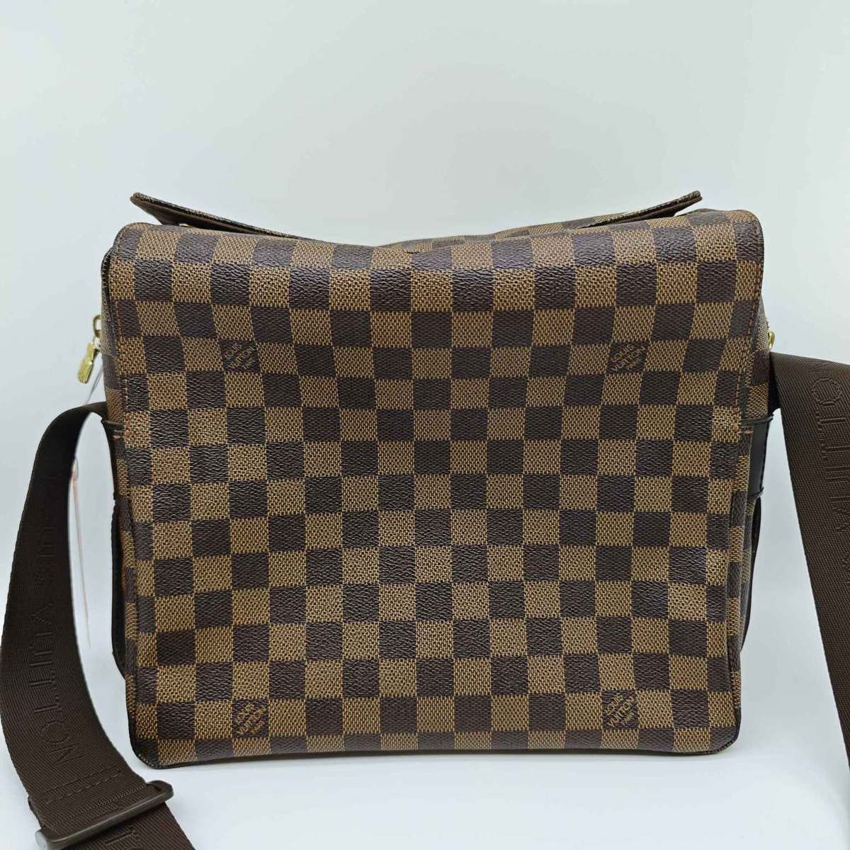 Louis Vuitton Damier Ebène Square Messenger Bag, Brown, condition grade A