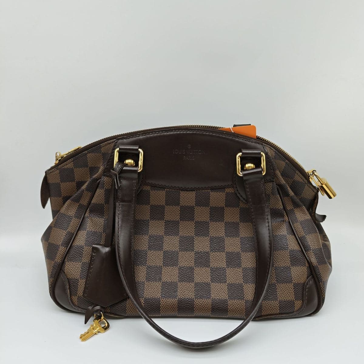 Louis Vuitton Damier Ebène Small Dome Handbag, Brown, condition grade A