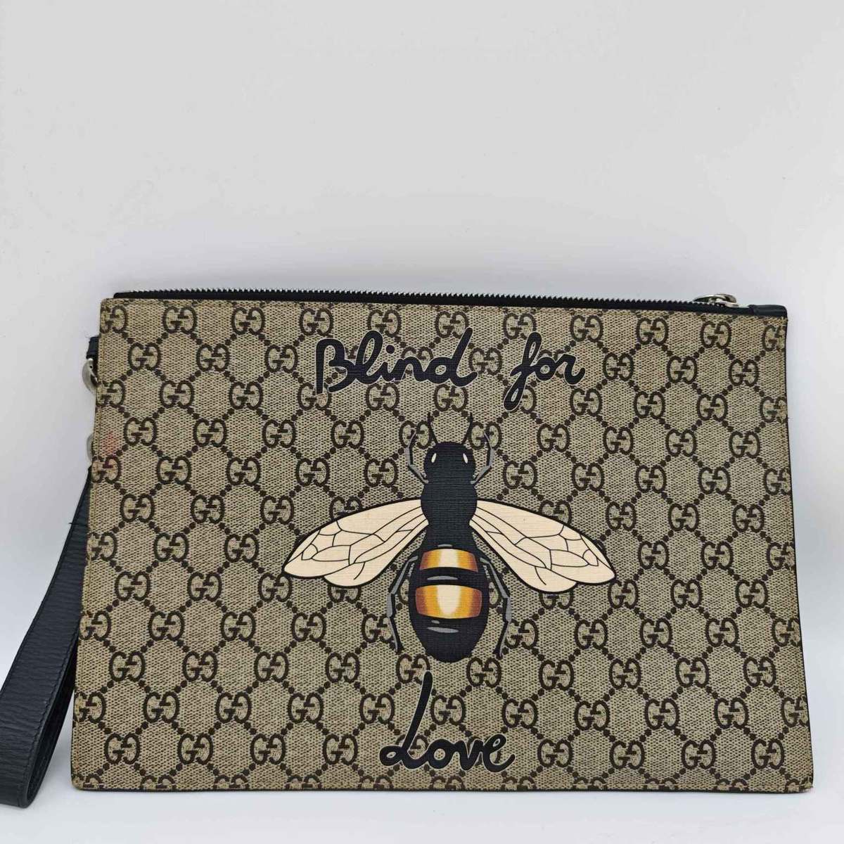 Louis Vuitton Monogram Clutch, Brown, condition grade A