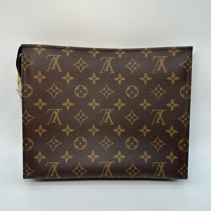 Louis Vuitton Toiletry Pouch, Brown, condition grade A