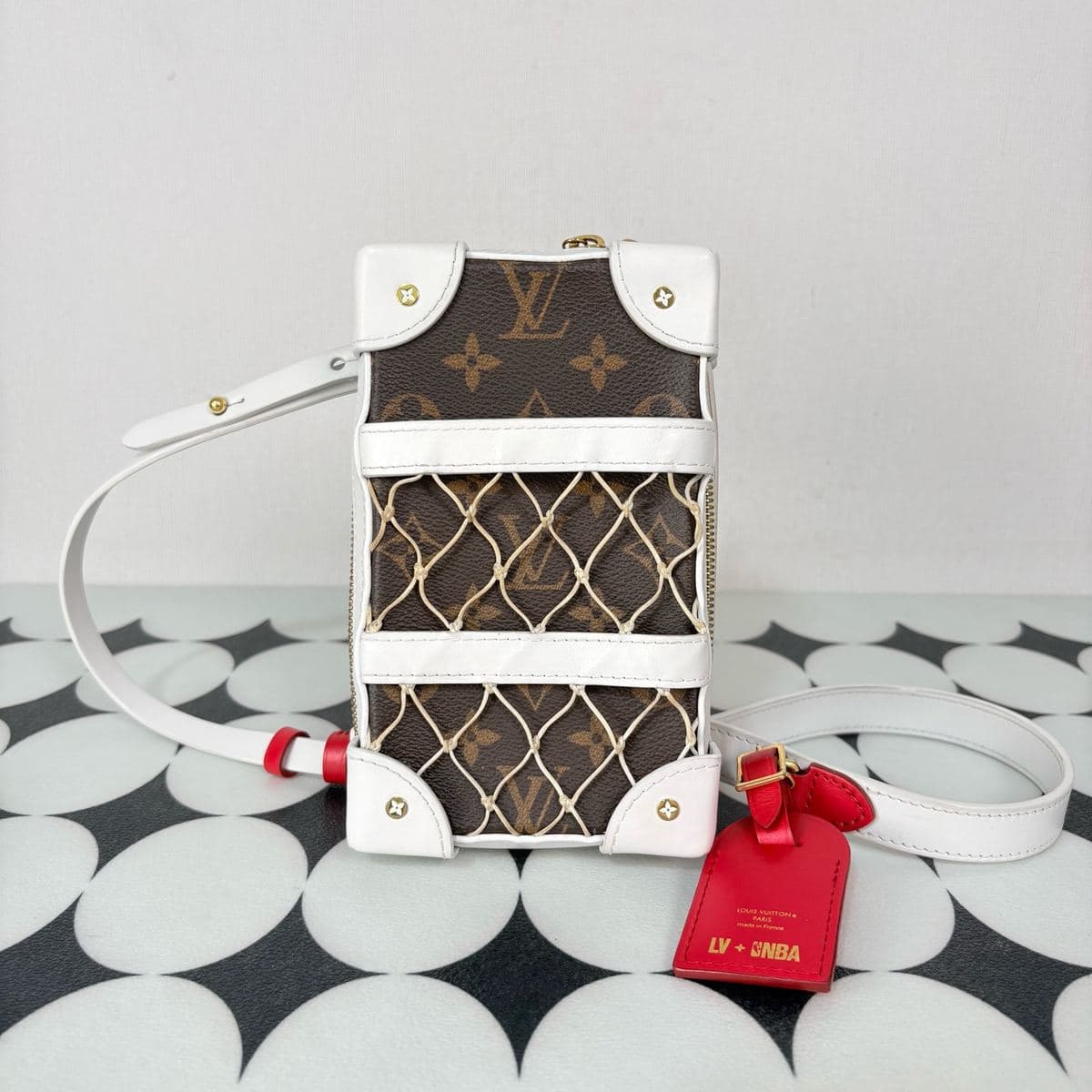 Louis Vuitton LV x NBA Vertical Camera Chest Bag, , condition grade A