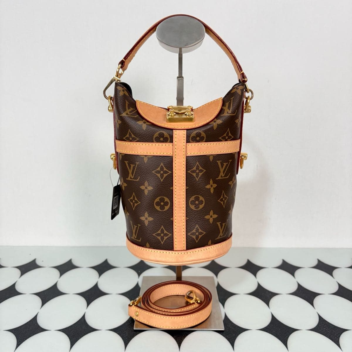 Louis Vuitton Monogram Cylindrical Top Handle Bag, Brown, condition grade A
