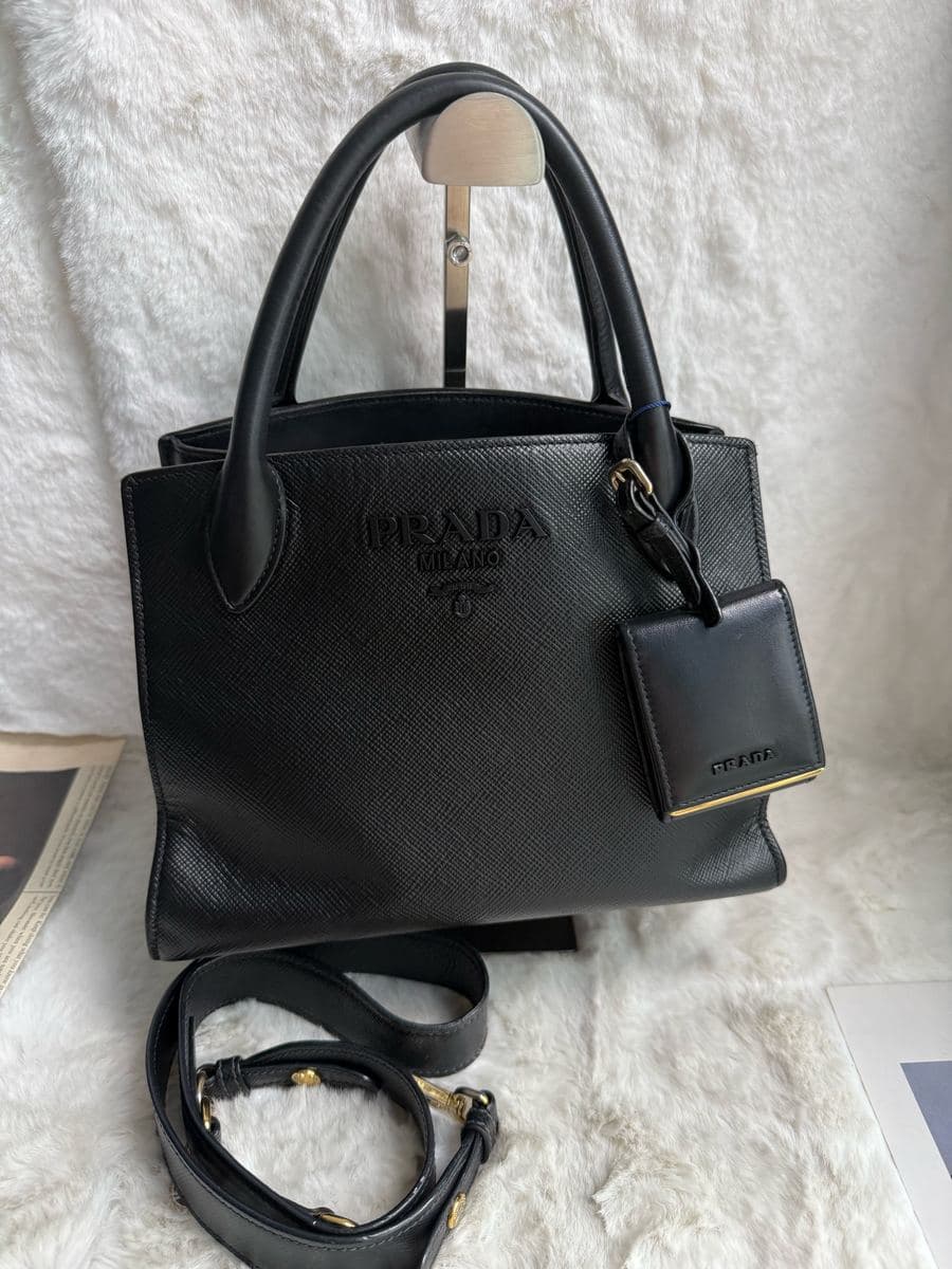 Prada Monochrome Small Top Handle Bag — photo 1