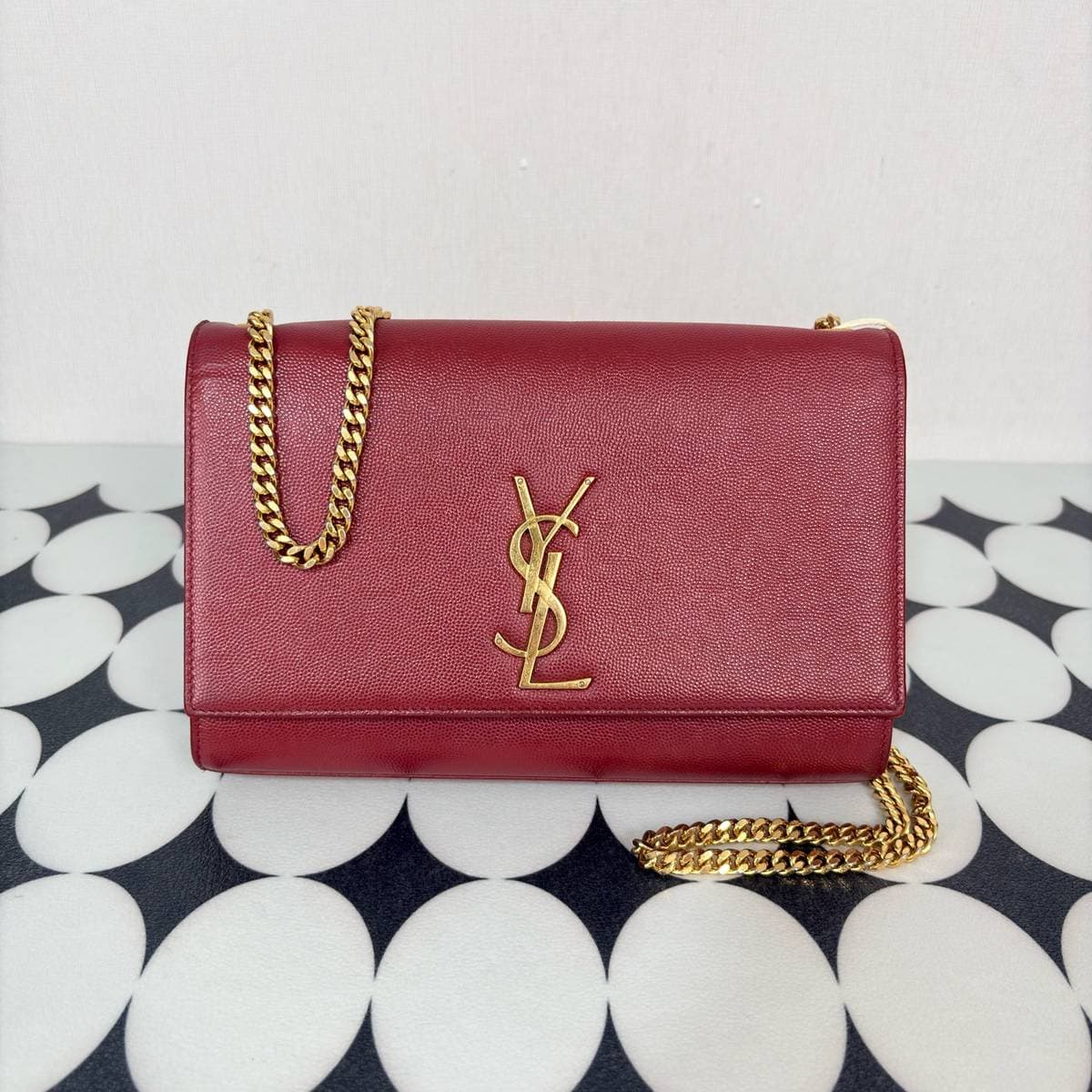 Saint Laurent Kate, Red, condition grade A