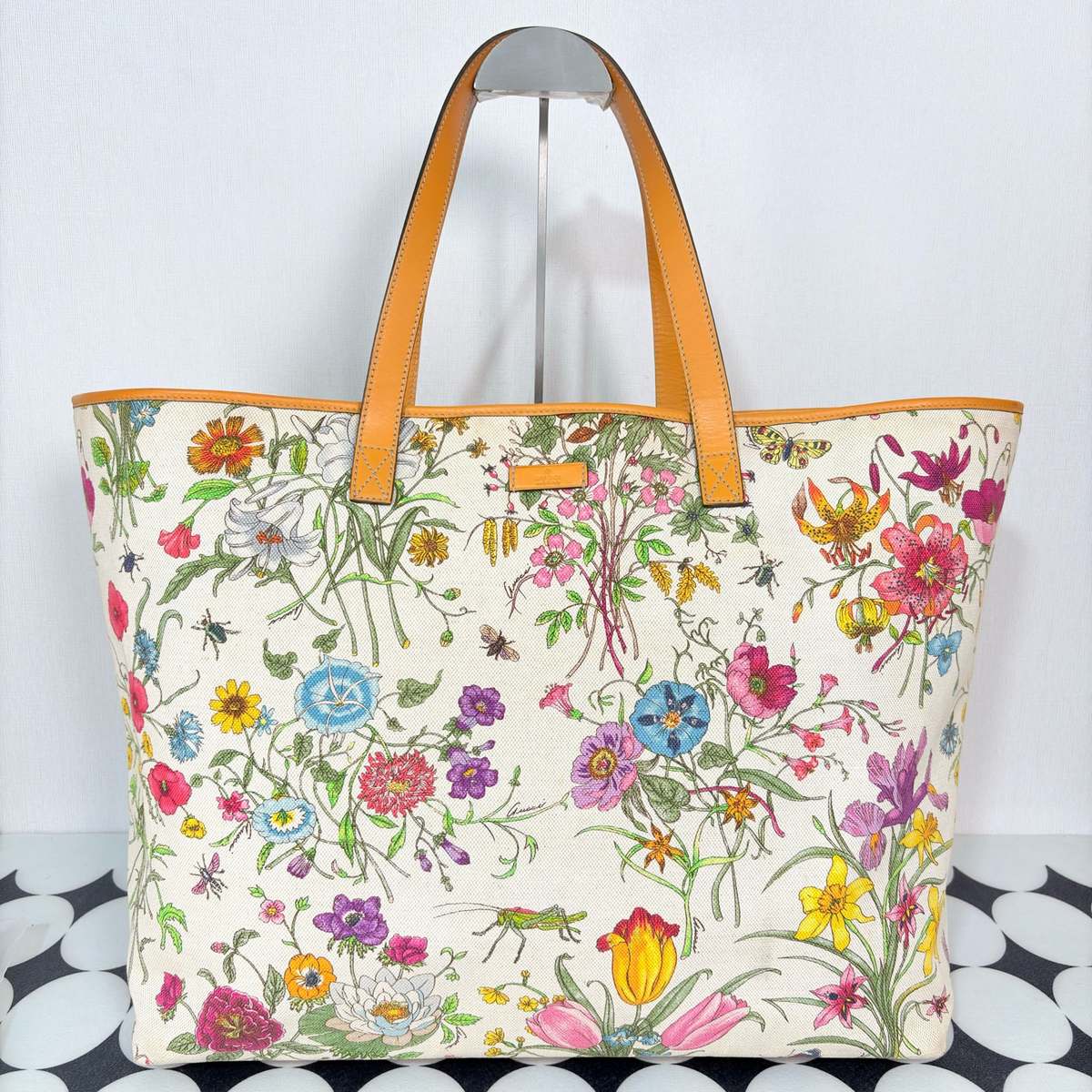 Gucci Floral Tote, , condition grade A