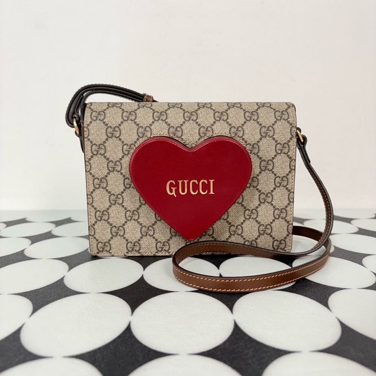 Gucci Heart Crossbody (Valentine's limited edition), , condition grade A