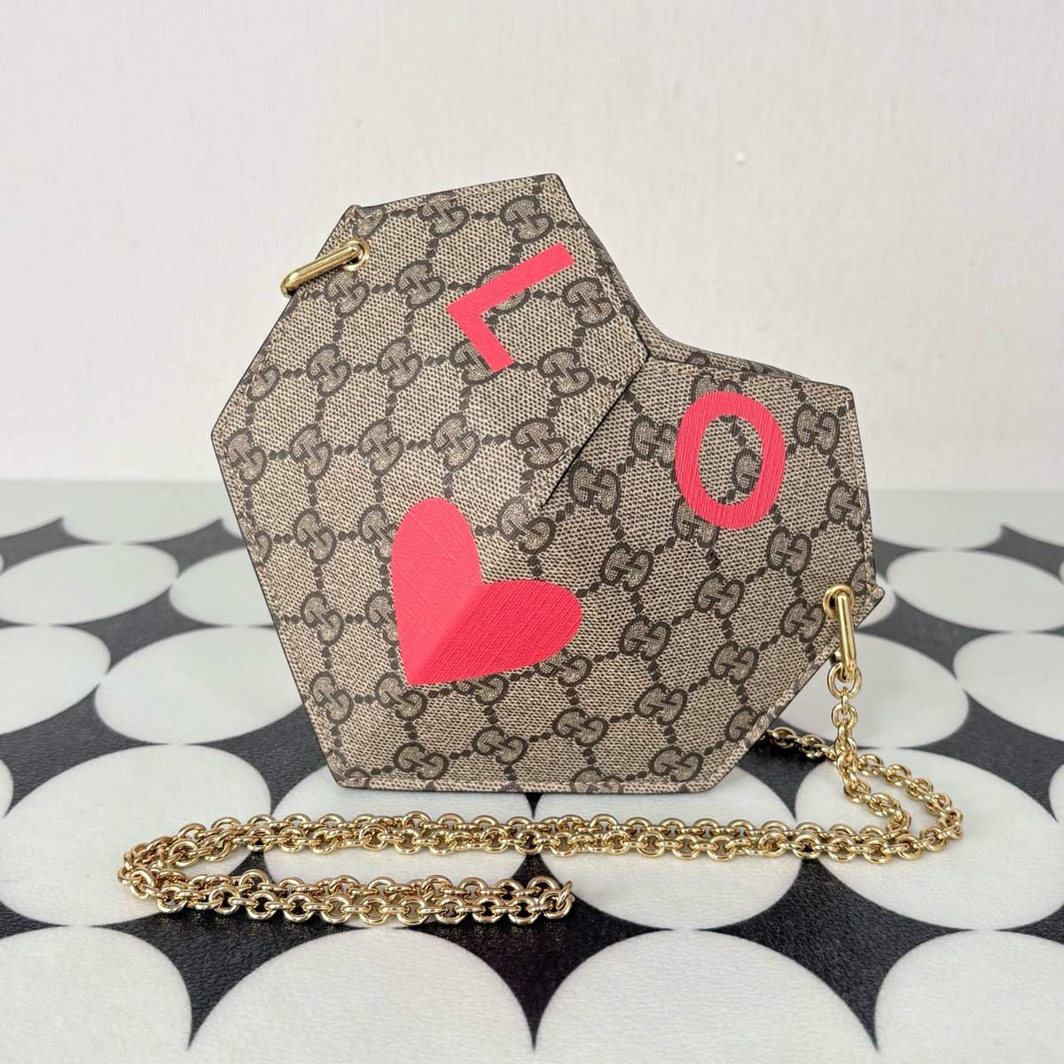 Gucci Heart Crossbody (Valentine's limited edition), , condition grade A